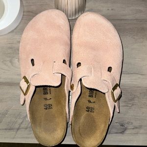 Birkenstock Boston suede leather